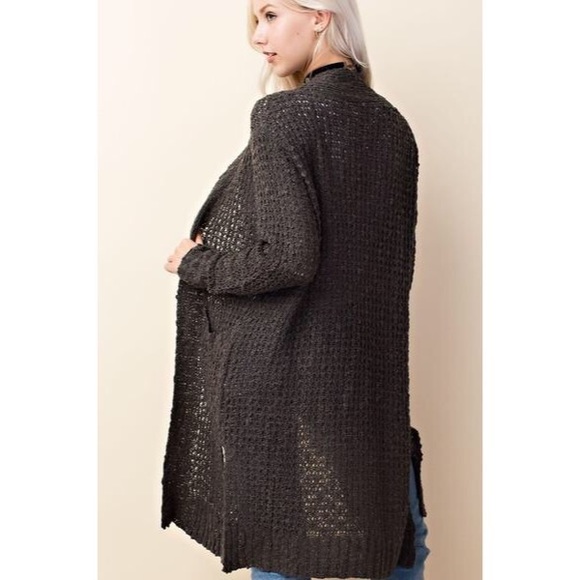 >>LAST<< Camille Waffle Knit Cardigan - Picture 3 of 5