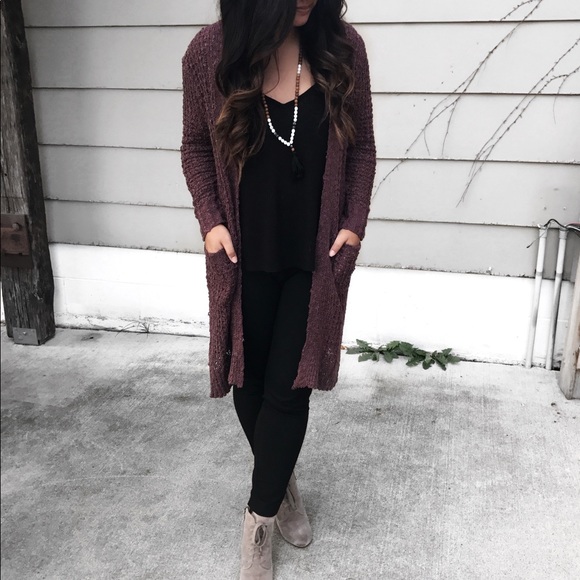 >>LAST<< Camille Waffle Knit Cardigan - Picture 5 of 5