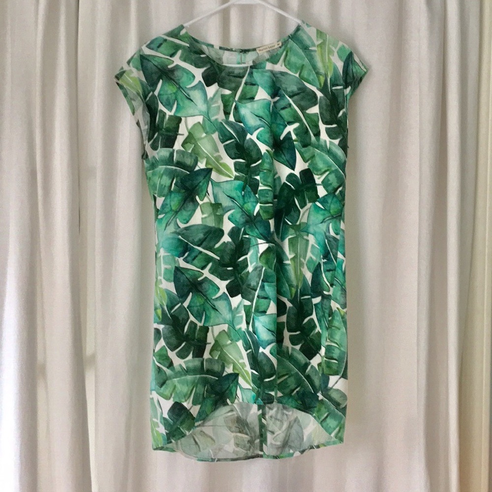 GREEN LEAF LIGHTWEIGHT DRESS