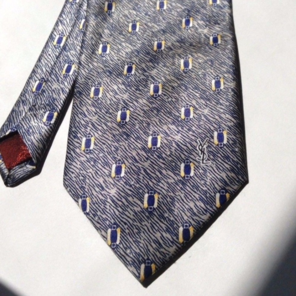 Men's VINTAGE YSL Silk Tie
