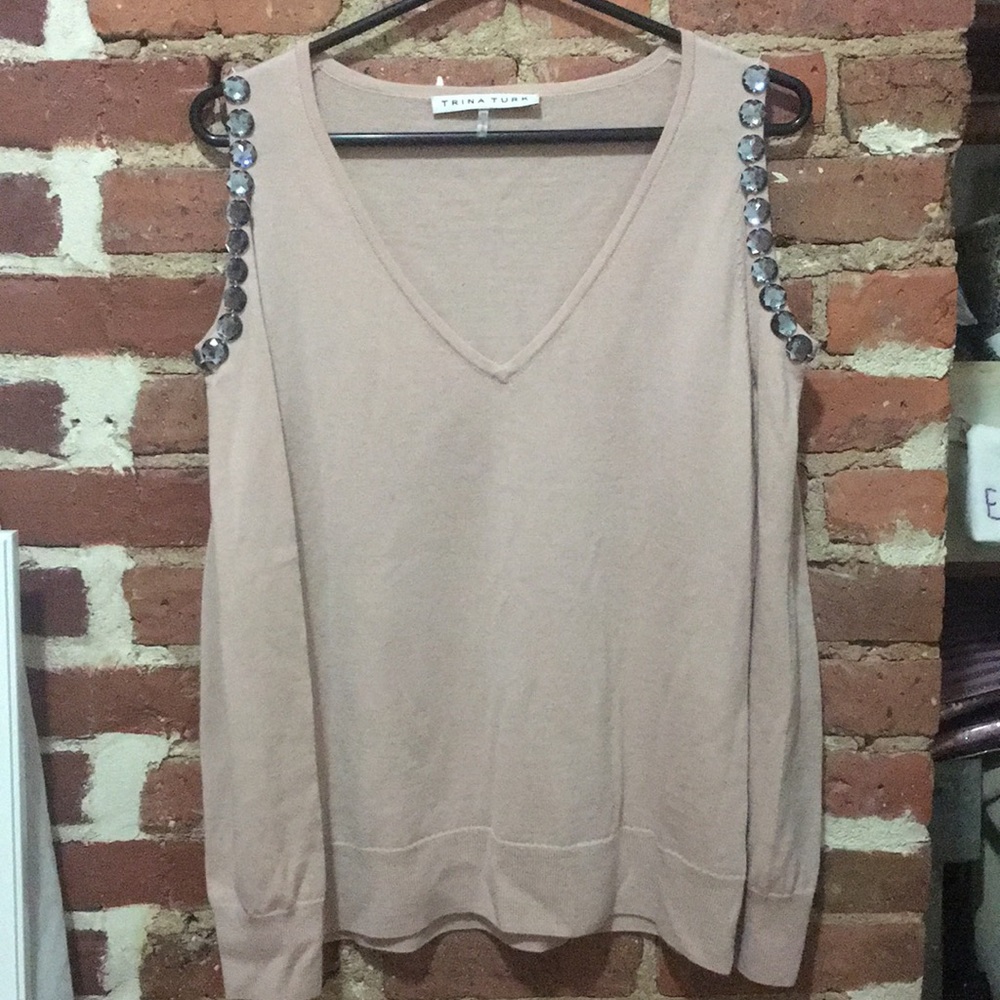 Trina Turk Embellished Sweater