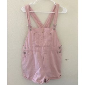 pink overalls