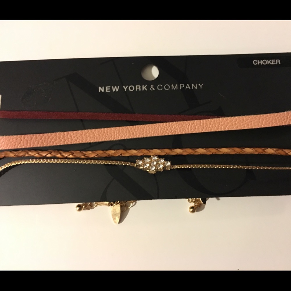 NWT New York & Company chokers