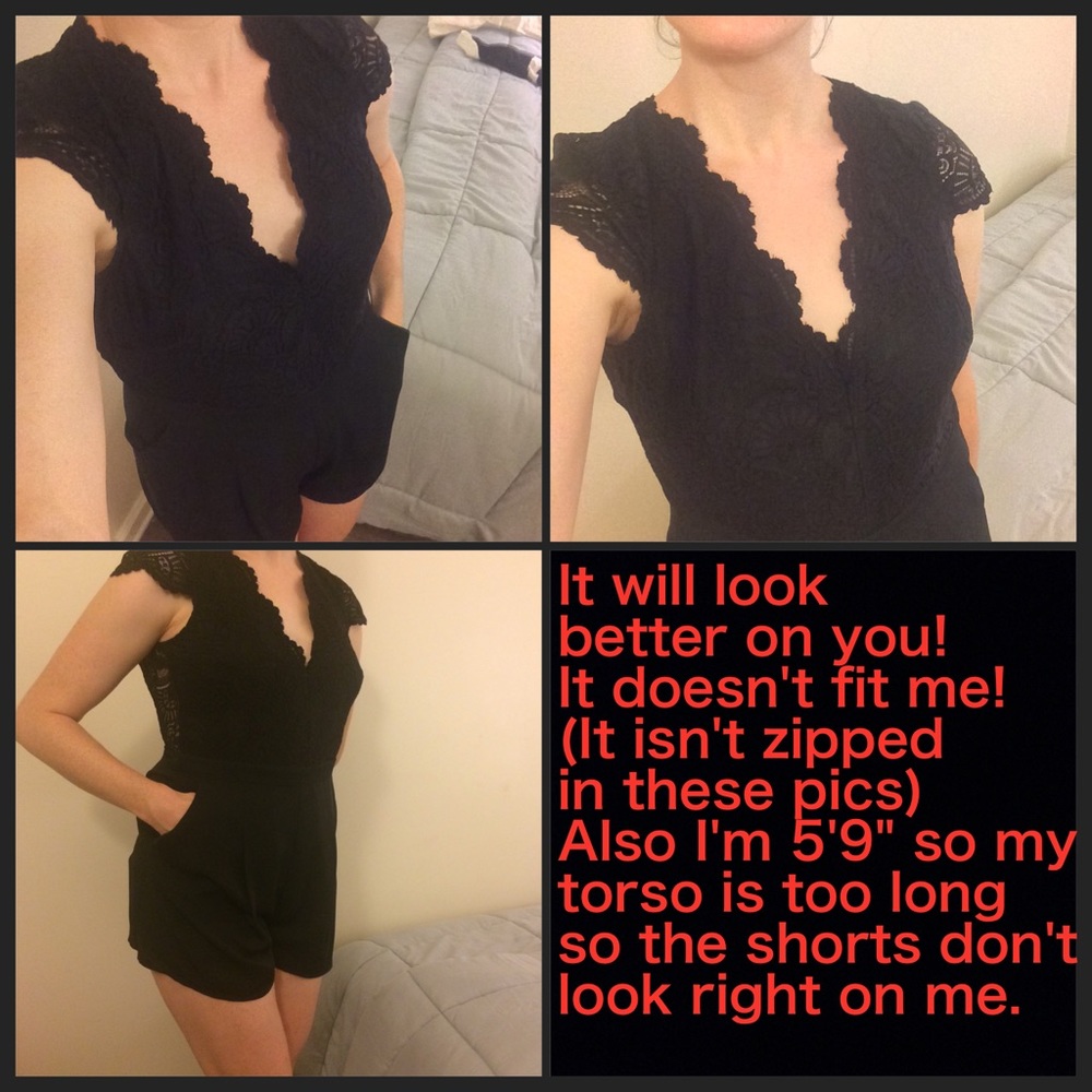 SOLD to a friend. Bebe romper with pockets (small) - Picture 6 of 8