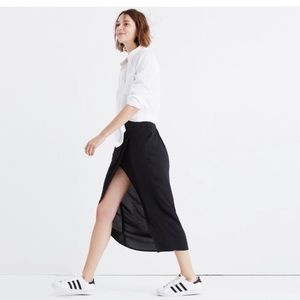 MADEWELL Overlay Midi Skirt