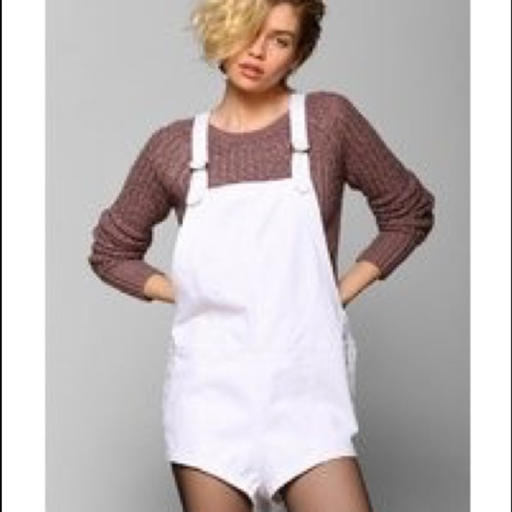 Friend Of Mine Susie white overalls.