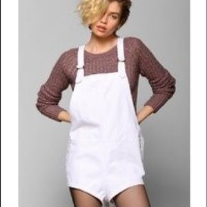 Friend Of Mine Susie white overalls.