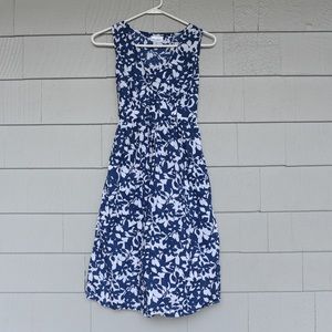 Motherhood Maternity blue & white floral dress