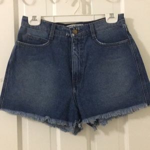 American Apparel High Waisted Shorts