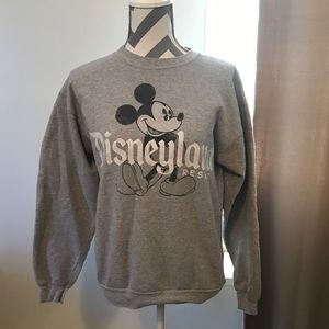 Disneyland gray sweatshirt