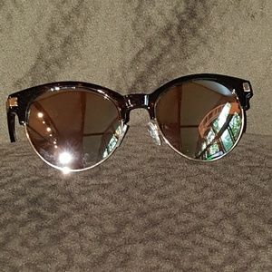 NEW Tortoise Shell Sunglasses with Gold Trim