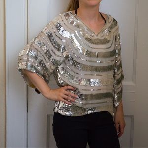 ❌DONATED❌ Rare Vintage Boutique Sequin Blouse