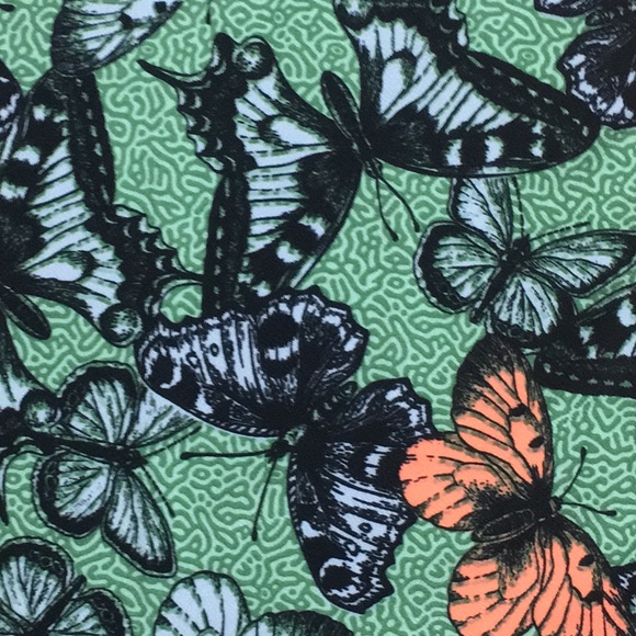 LuLaRoe XS Cassie with Butterflies - Picture 2 of 2