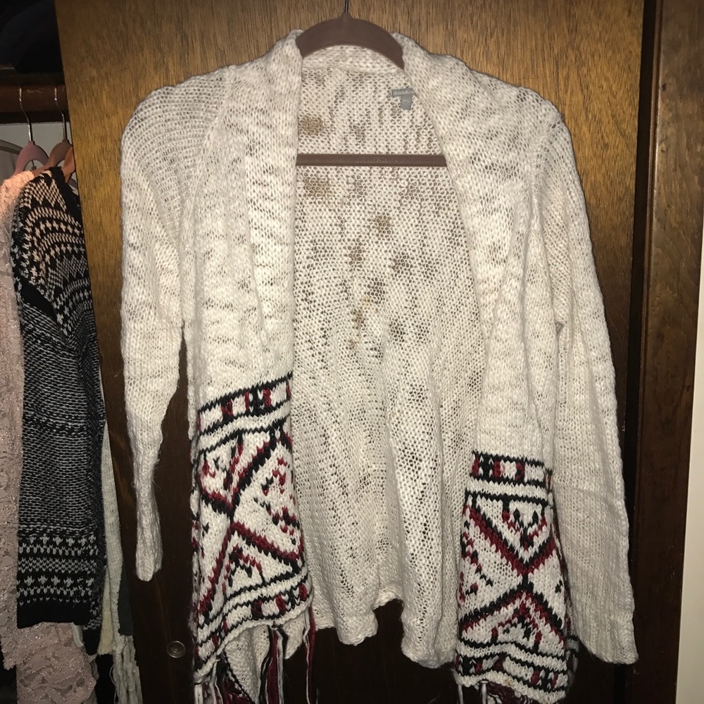 Patterned cardigan