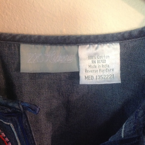 Vintage Embroidered Denim Tunic - Picture 5 of 5