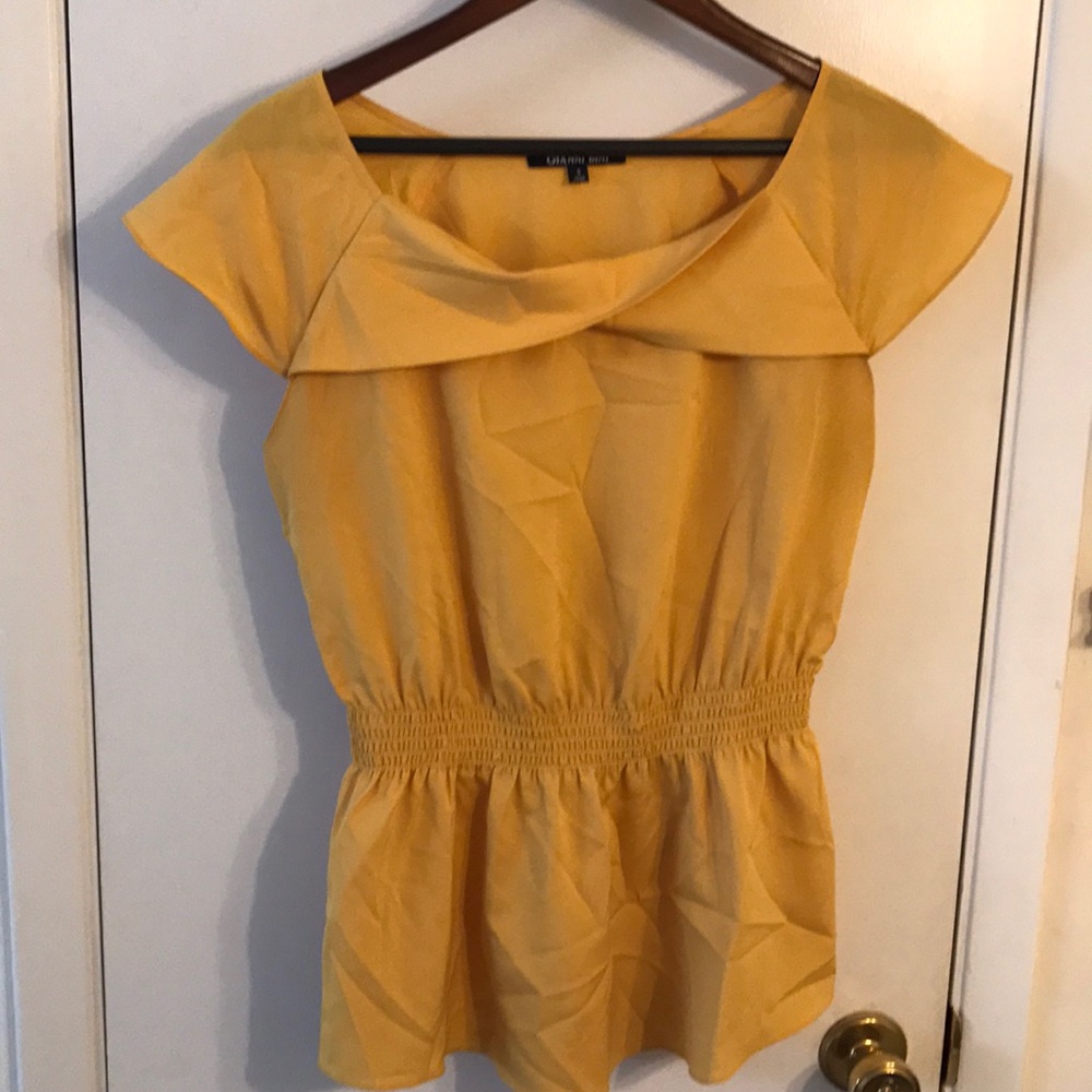 Gold colored blouse