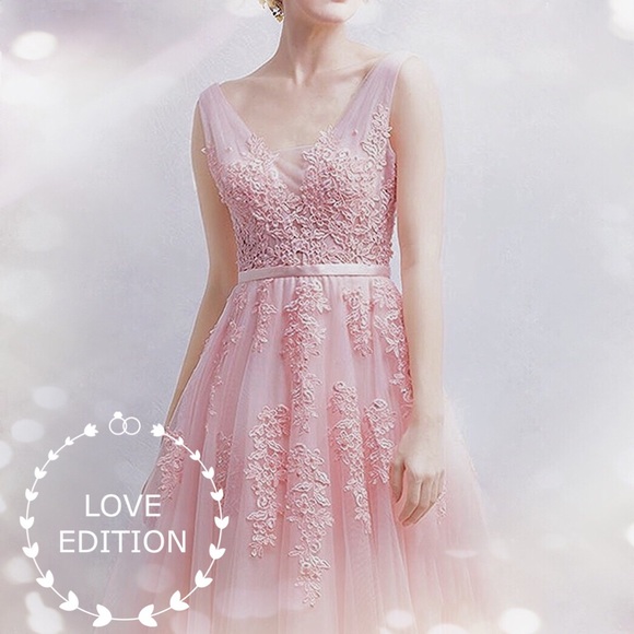 Dresses & Skirts - 🌸Plus/Regular🌸Pink Lace Prom/Wedding Gown, 2-16
