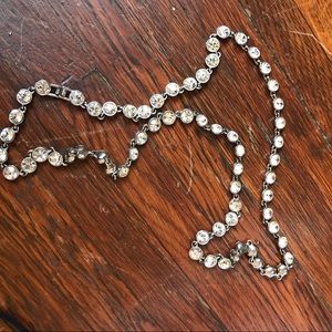 Diamond statement necklace