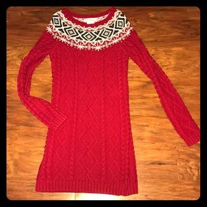 Girls Winter Sweater Dress