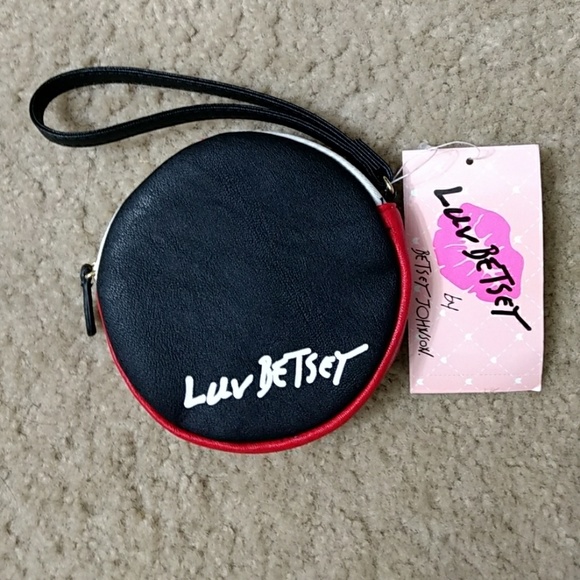 ** Betsey Johnson Baseball Coin Purse - Picture 2 of 4