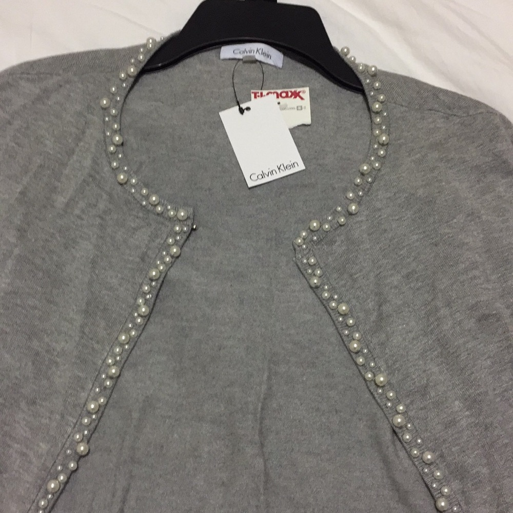 Great Calvin Klein pearl shawl!