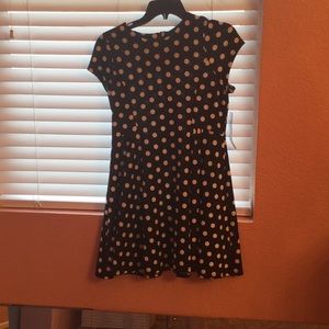 Cute black and white poco dotted dress!