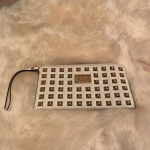 Michael Kors studded wristlet