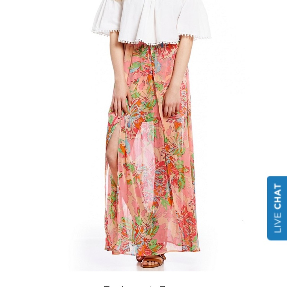 Gianni Bini skirt with shorts underneath and slits