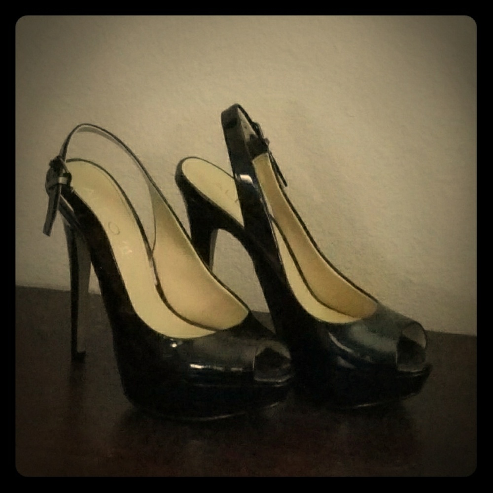 Aldo platform slingback