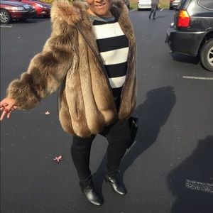 Ginuwine beaver fur coat