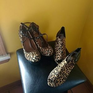 Sexy Leopard Heels! & Leopard peep toe heels! Buy