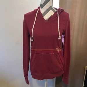 Red Roxy hoodie