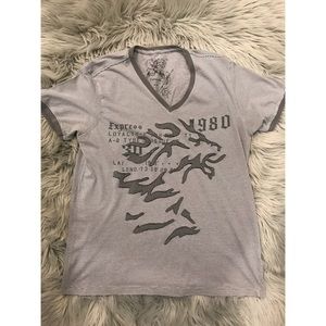 Mens Grey Express T-Shirt