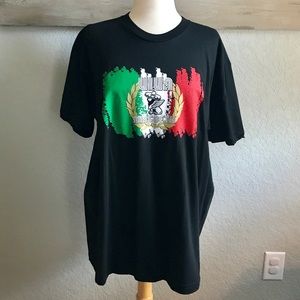 VINTAGE ⚽️ Macbeth Viva Mexico soccer black tee