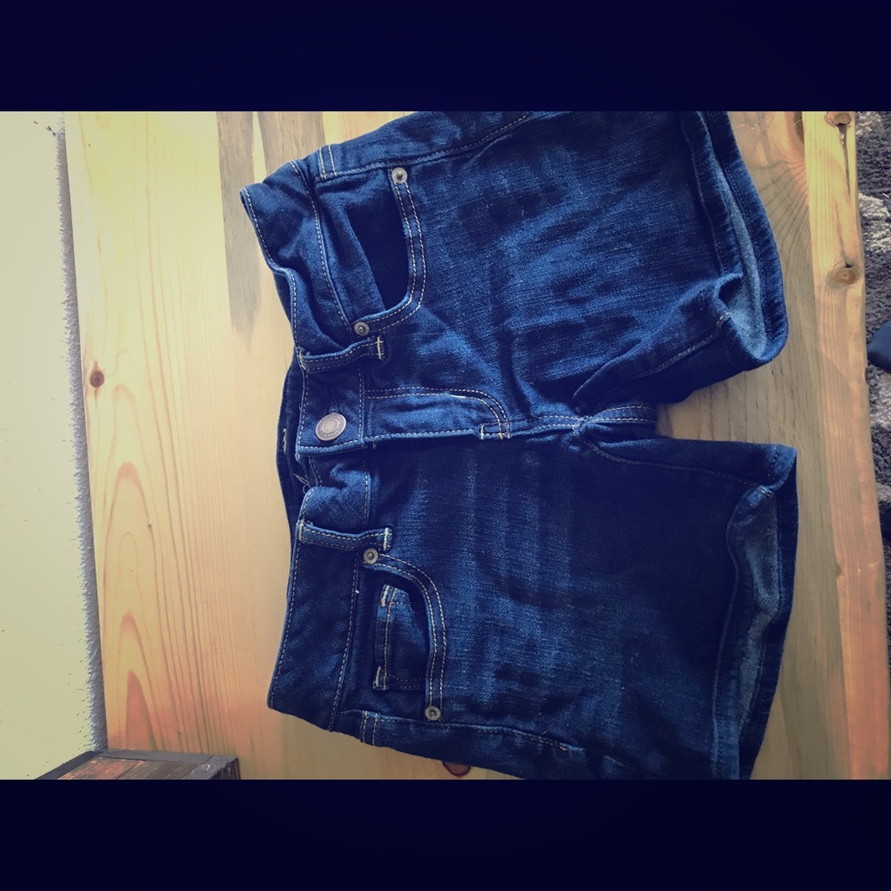 American Eagle Dark Wash Shorts