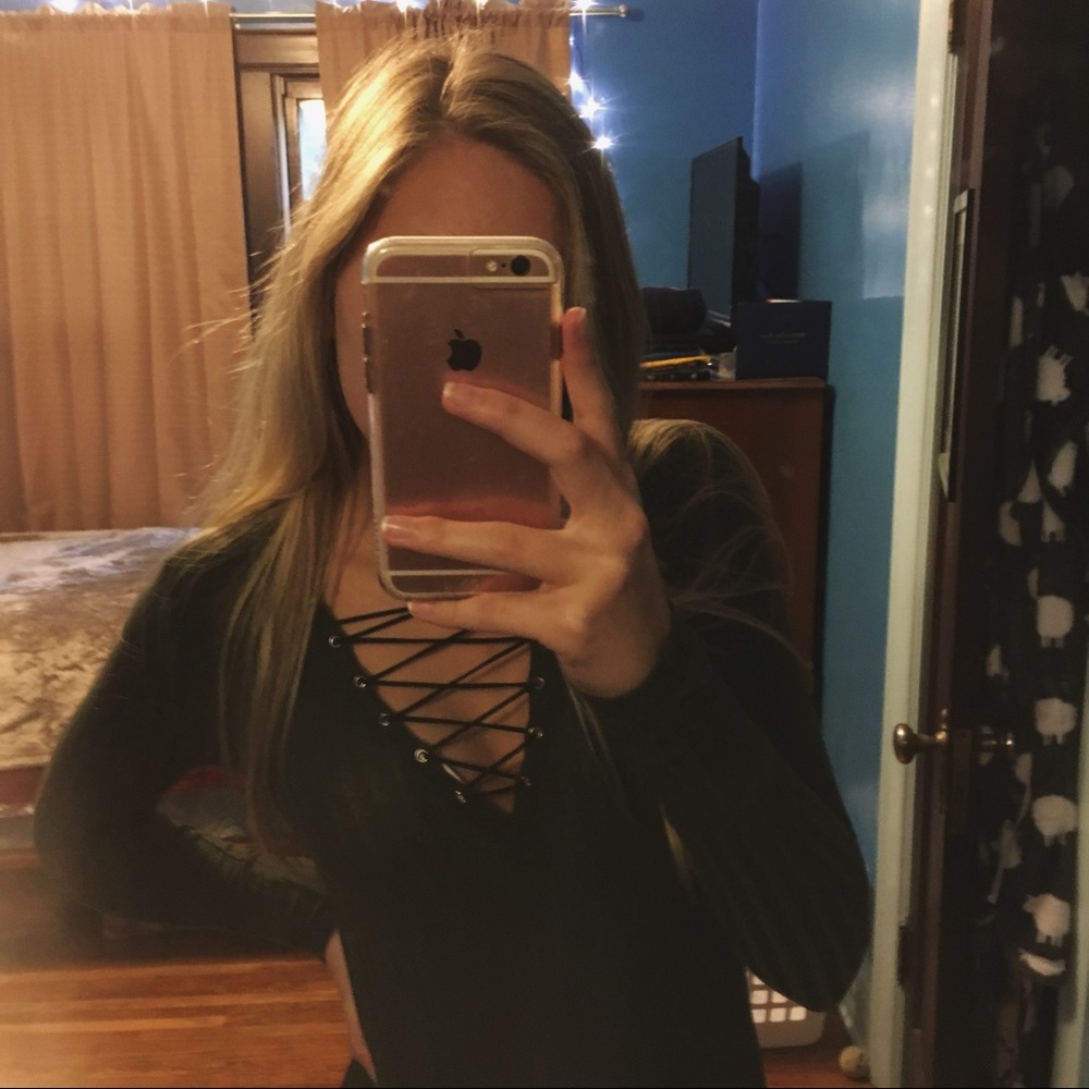 Dark Green Bodysuit