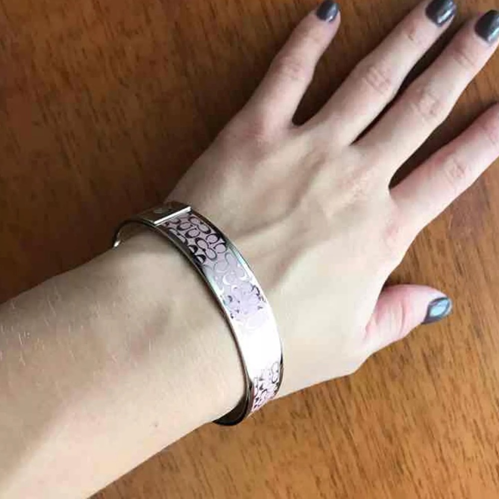 Light Pink Coach Bangle