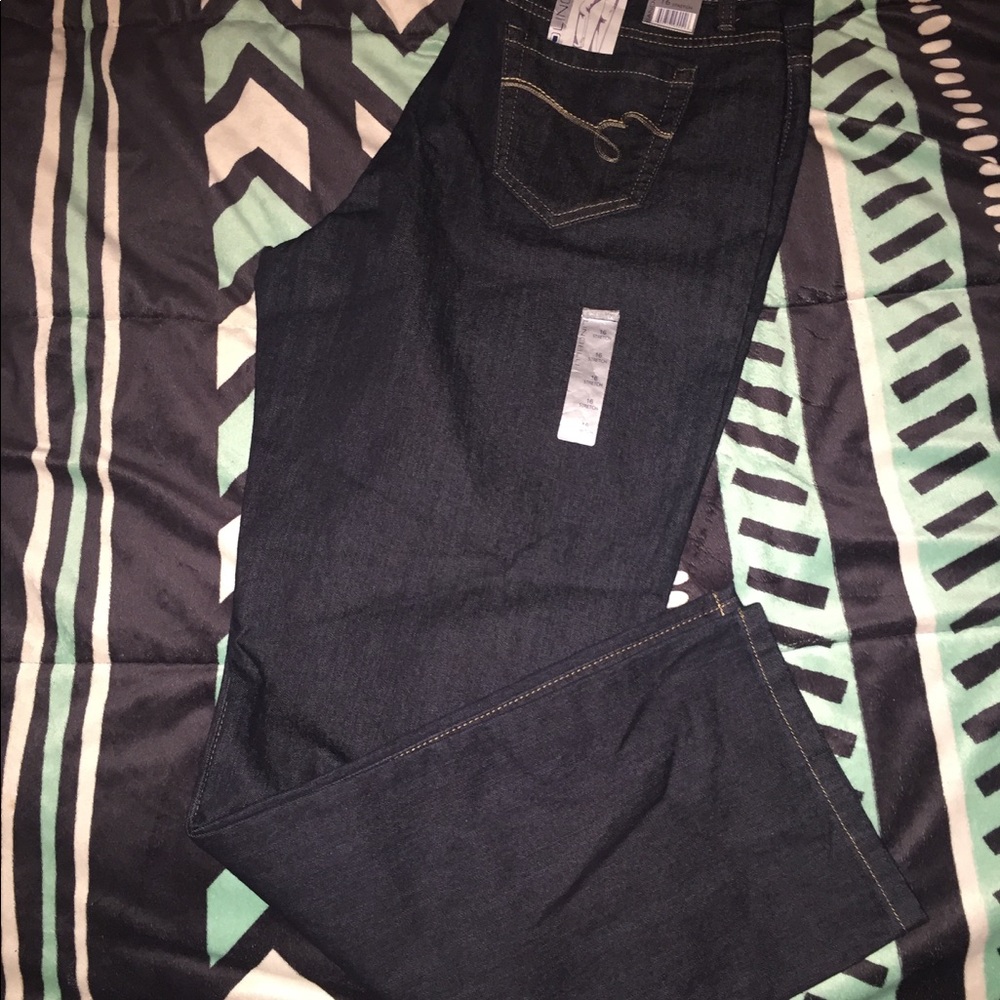 Brand New ladies size 16 dark denim jeans