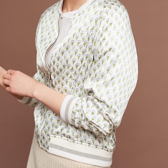 ❌SOLD❌Embroidered Bomber - Picture 2 of 5