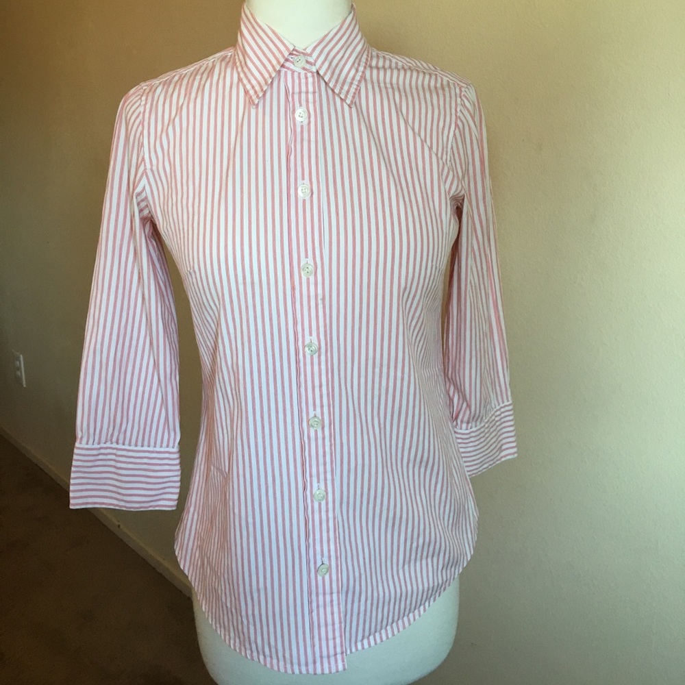 Pin stripe button down