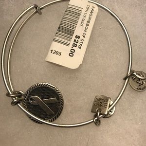 Alex and Ani Ribbon of Strength bangle