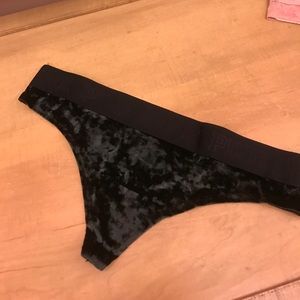 Vs pink velvet panty