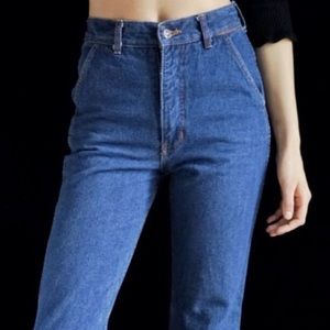 1970s Vintage High Waist Jeans