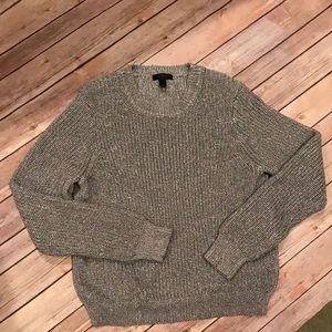 J crew metallic sparkle sweater
