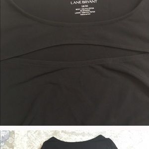 Lane Bryant black key hole top