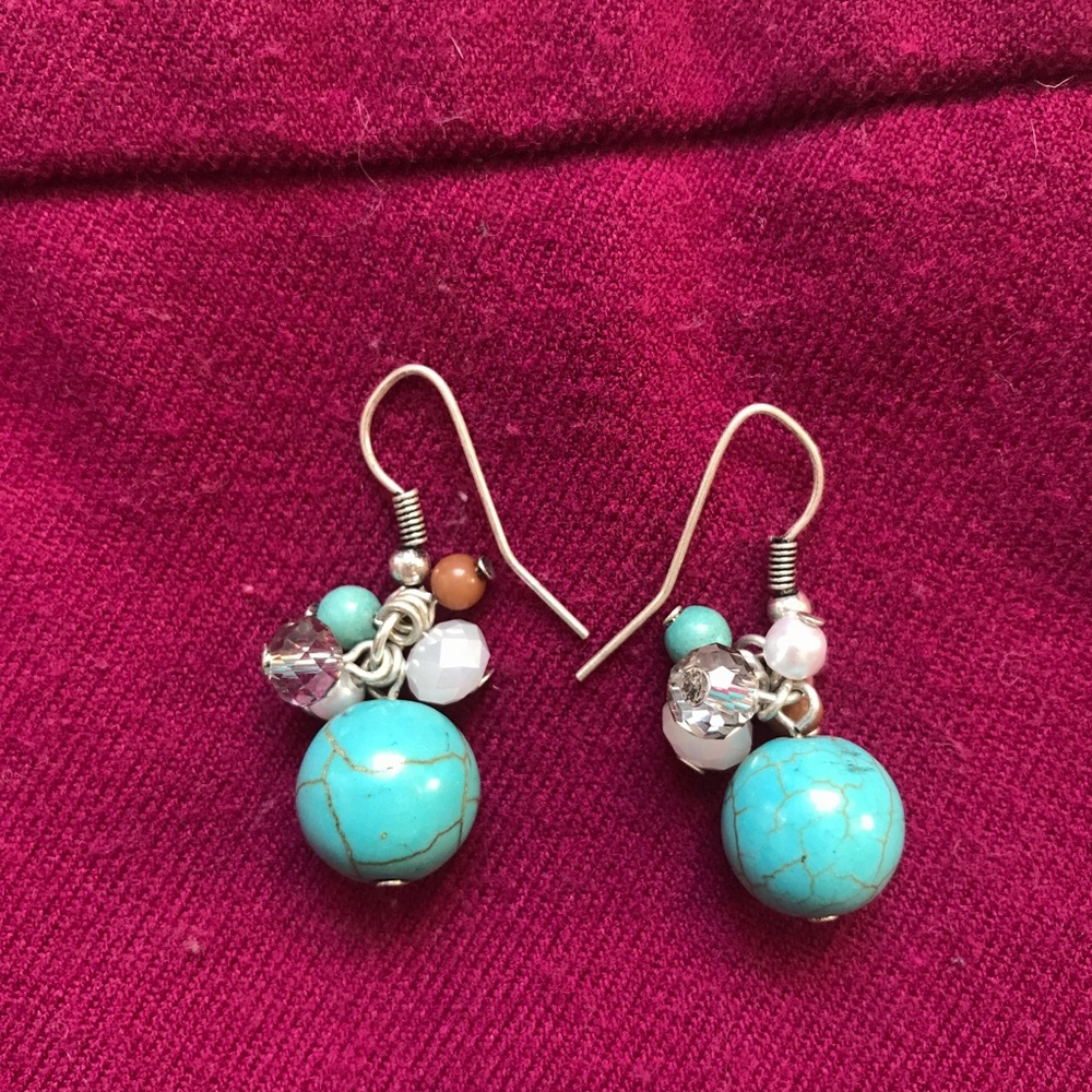 ❤️Turquoise dangle earrings