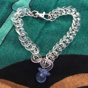 The candy kids vinyl necklace worn by miley Cyrus