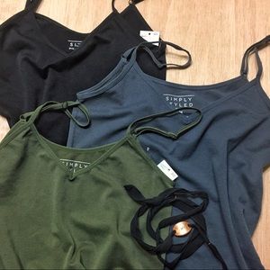 3 Camisole bundle ❄️ winter essentials 🔥NWT