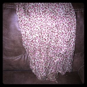 Oversized Cheetah Print Scarf