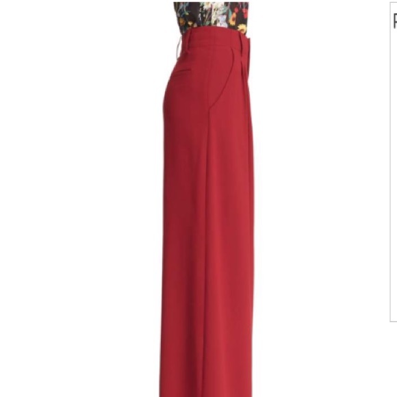 Alice & Olivia Eloise Pleated Wide Leg Pant - Picture 5 of 6